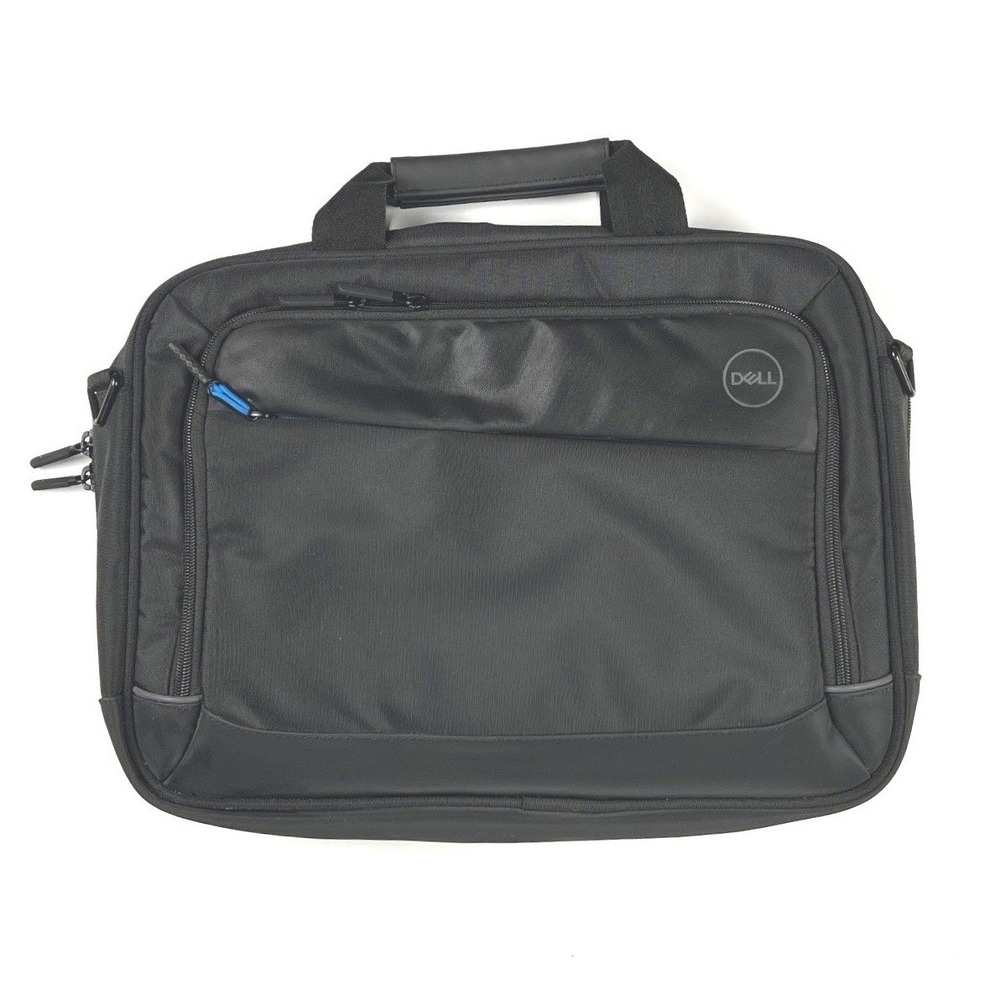 Dell Laptop Bag Briefcase‎ Black Padded Computer Case Shoulder Strap NWOT